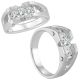 0.75 Carat G-H Diamond Mens Designer Channel Set Engagement Ring 14K Gold