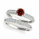 0.75 Carat Red Diamond Beautiful Lovely Classy Solitaire Ring Band 14K Gold