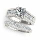 1.5 Carat G-H Diamond Precious Marriage Channel Set Ring Band 14K Gold