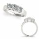 G-H Diamond Classically Stylish Engagement Wedding Ring 14K Gold