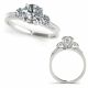 2 Carat G-H Diamond Beautiful Styled Anniversary Promise Ring 14K Gold