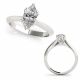 G-H Diamond Double Prong Engagement Ring 14K Gold